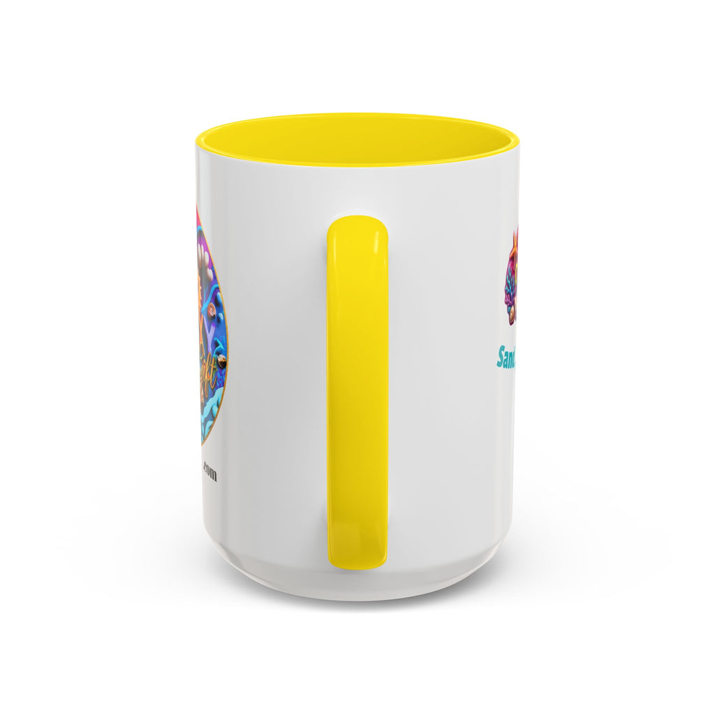Ocean Art Accent Coffee Mug – CuepoxyGift | Two-Tone Ceramic 11oz & 15oz