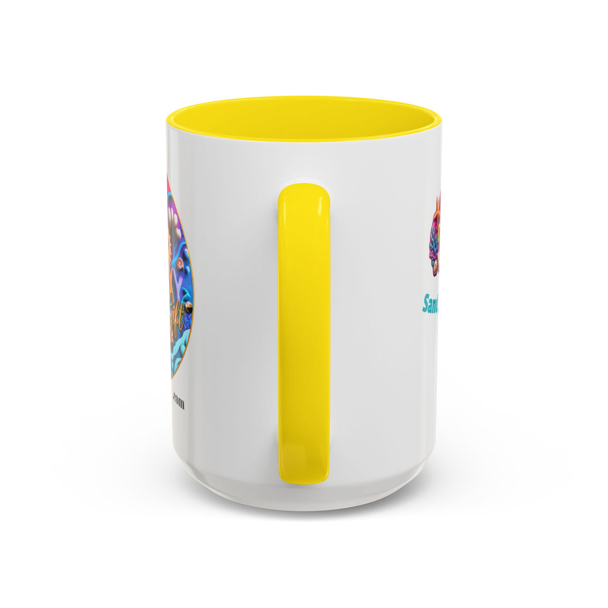 Ocean Art Accent Coffee Mug – CuepoxyGift | Two-Tone Ceramic 11oz & 15oz