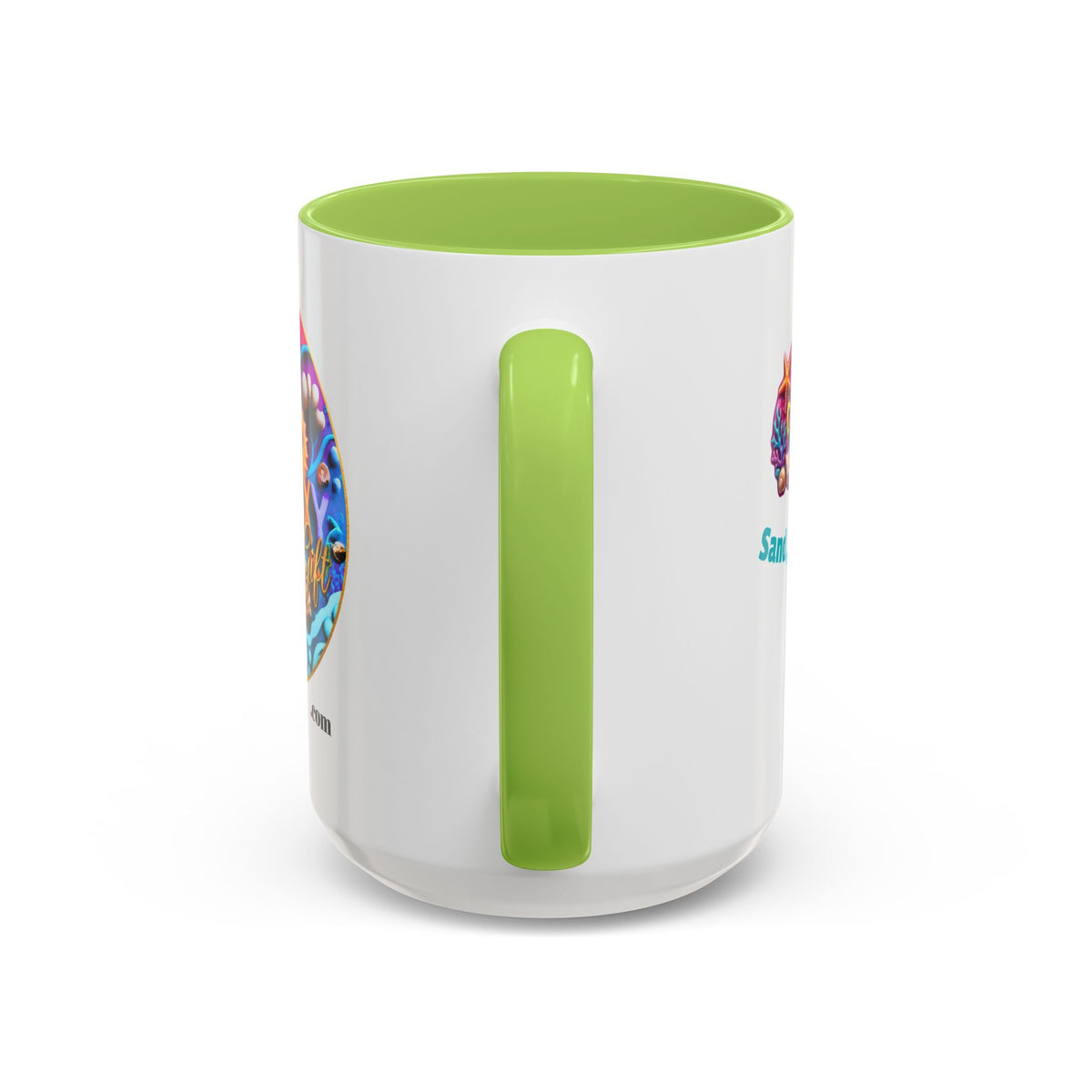 Ocean Art Accent Coffee Mug – CuepoxyGift | Two-Tone Ceramic 11oz & 15oz