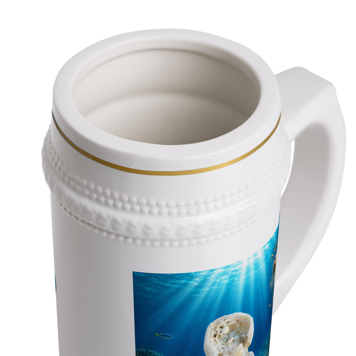 Aquarius Zodiac Beer Stein – The Ocean’s Flowing Vessel | 22 oz