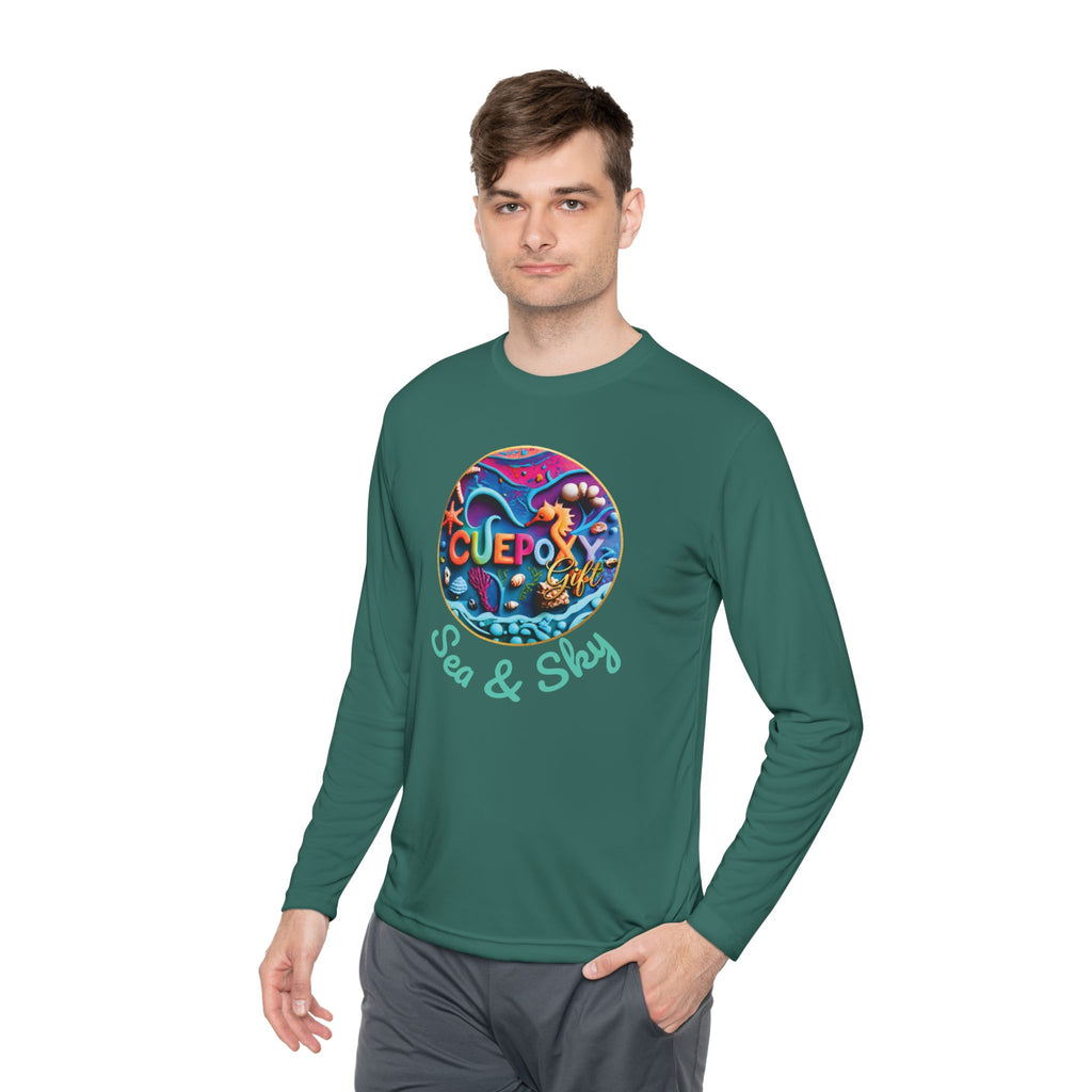 Ocean Art Long Sleeve Tee – CuepoxyGift | Unisex Moisture-Wicking Polyester