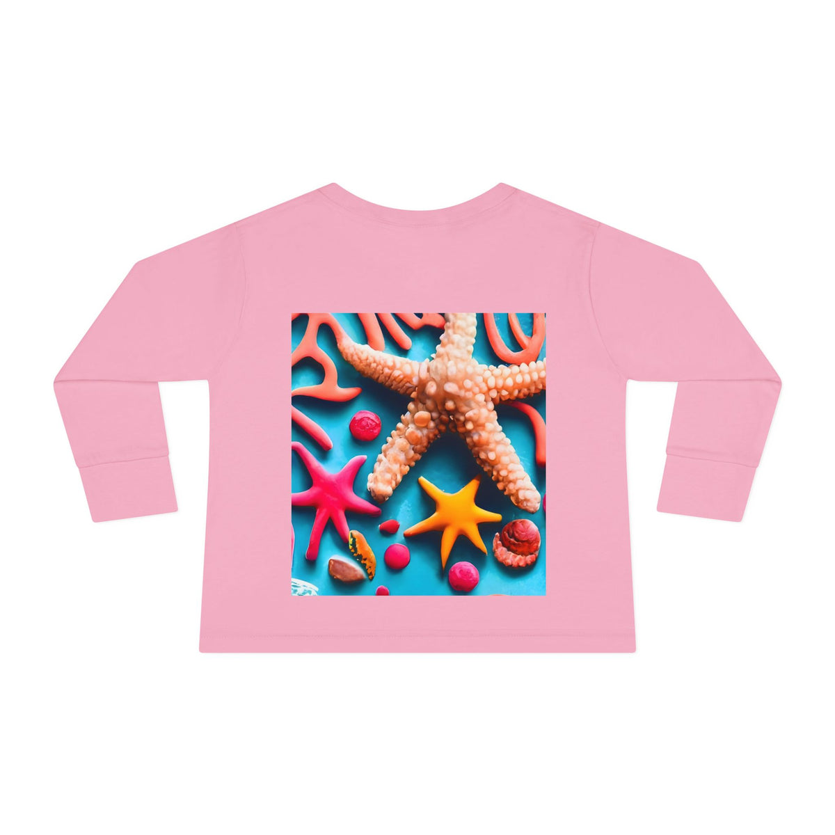 Ocean Art Toddler Long Sleeve Tee – CuepoxyGift | Unisex 100% Cotton, Sizes 2T–5-6T