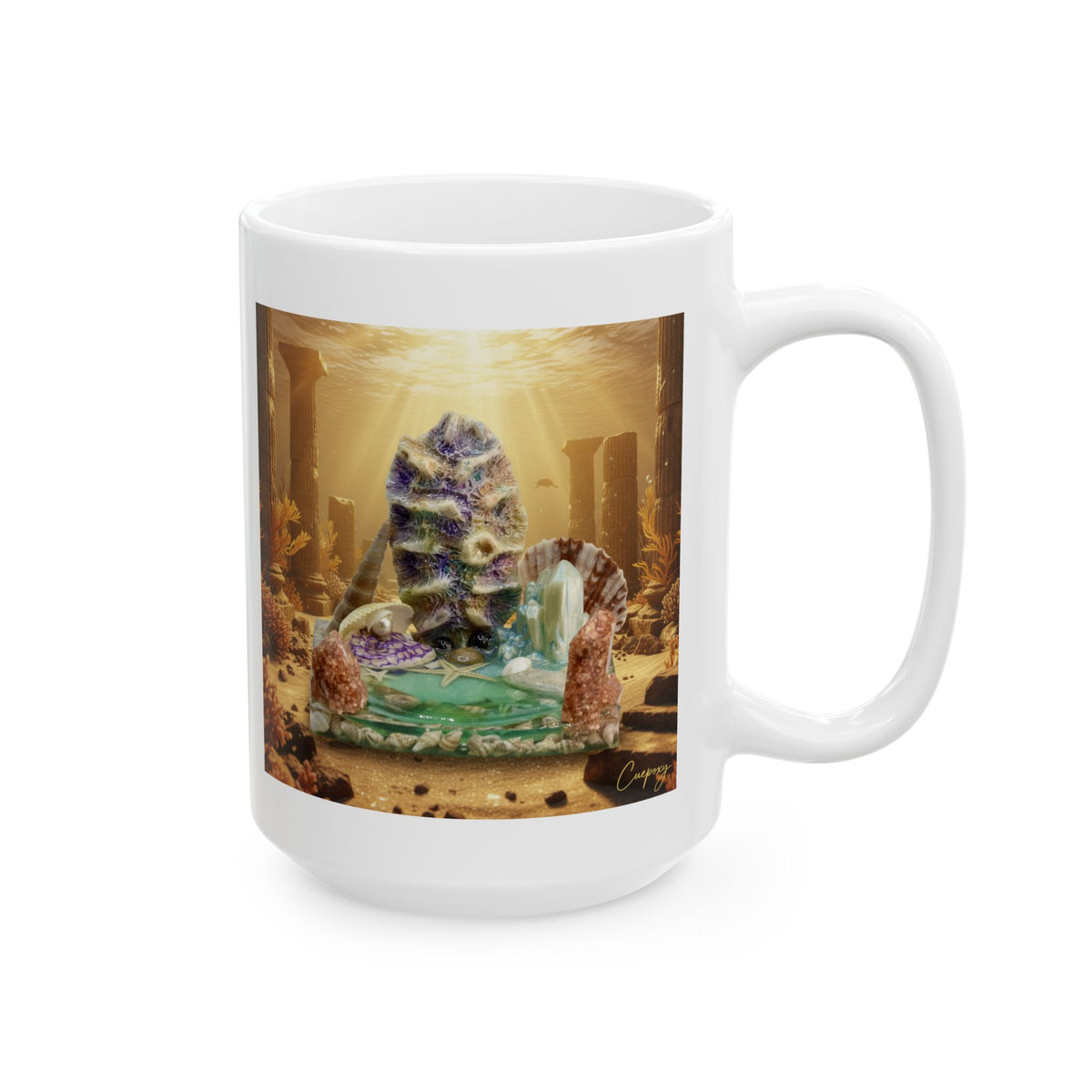 The Throne of Atlantis | Cuepoxy Collectible Mug #18