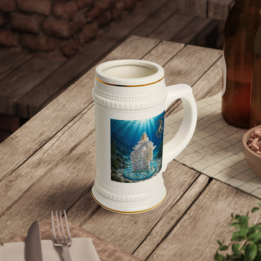 Capricorn Zodiac Beer Stein – An Ascent Beneath the Sea | 22 oz