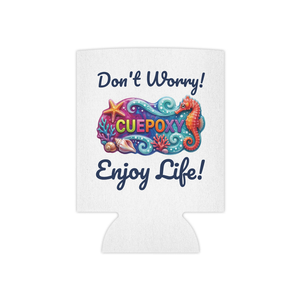 Ocean Art Can Cooler – CuepoxyGift Beach Print | Edge-to-Edge Design