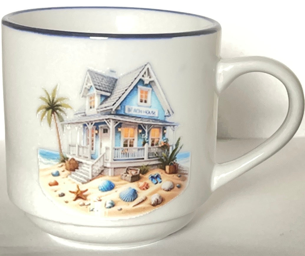 Taza Ceramica 11 oz stickers –Santorini