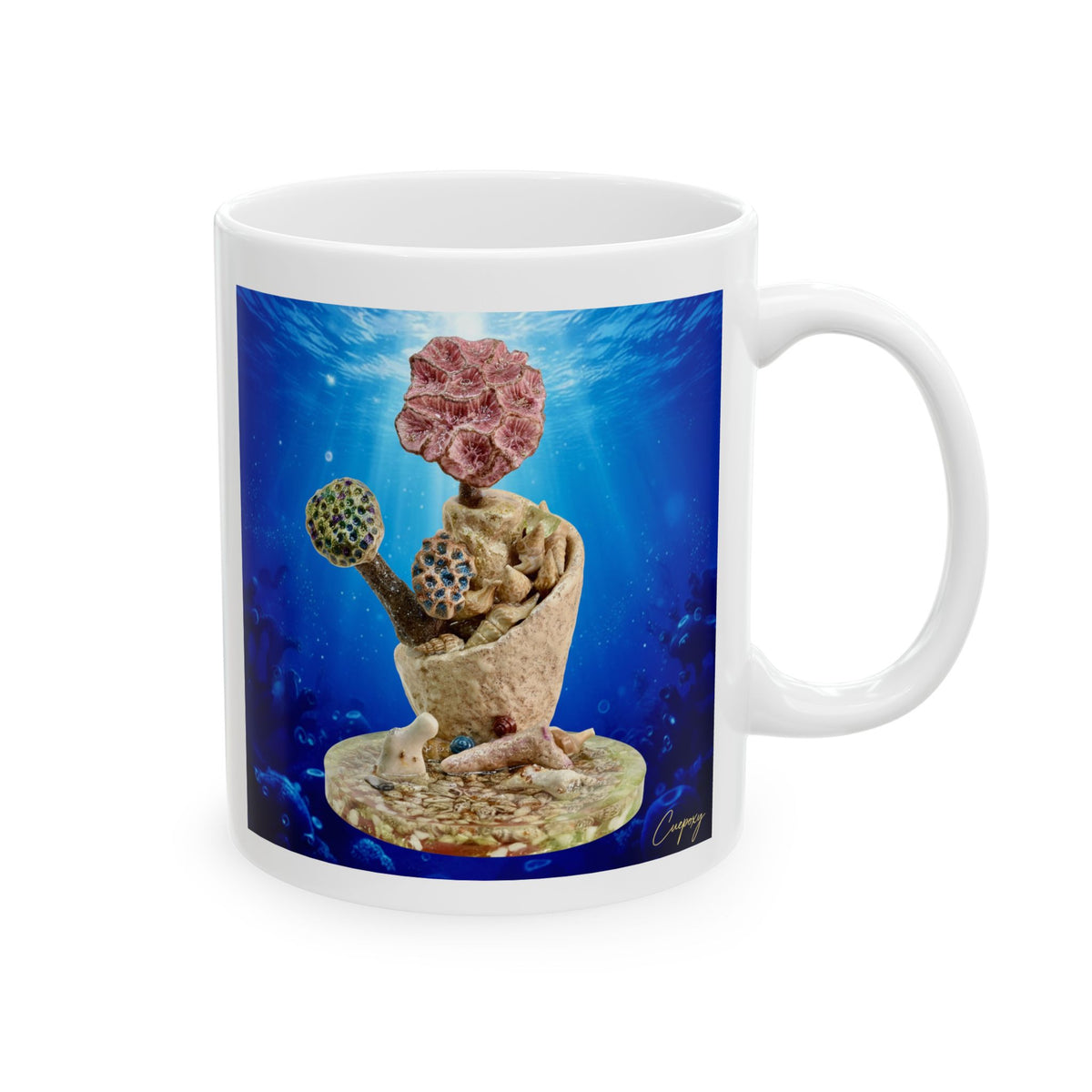 Neptune's Flower | Cuepoxy Collectible Mug #25