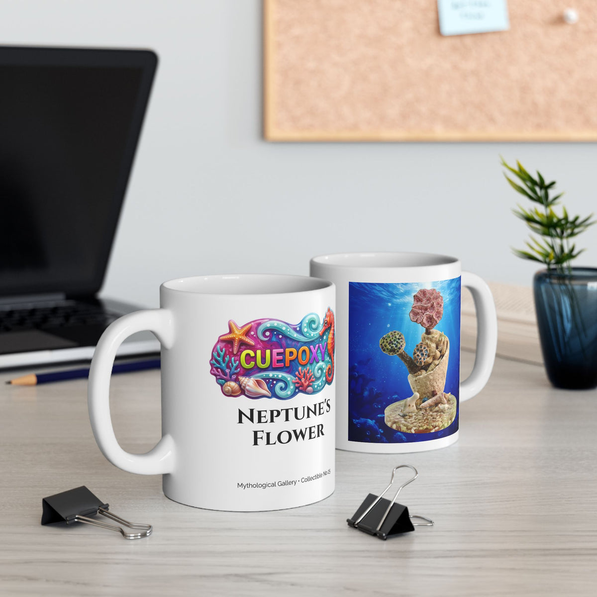 Neptune's Flower | Cuepoxy Collectible Mug #25