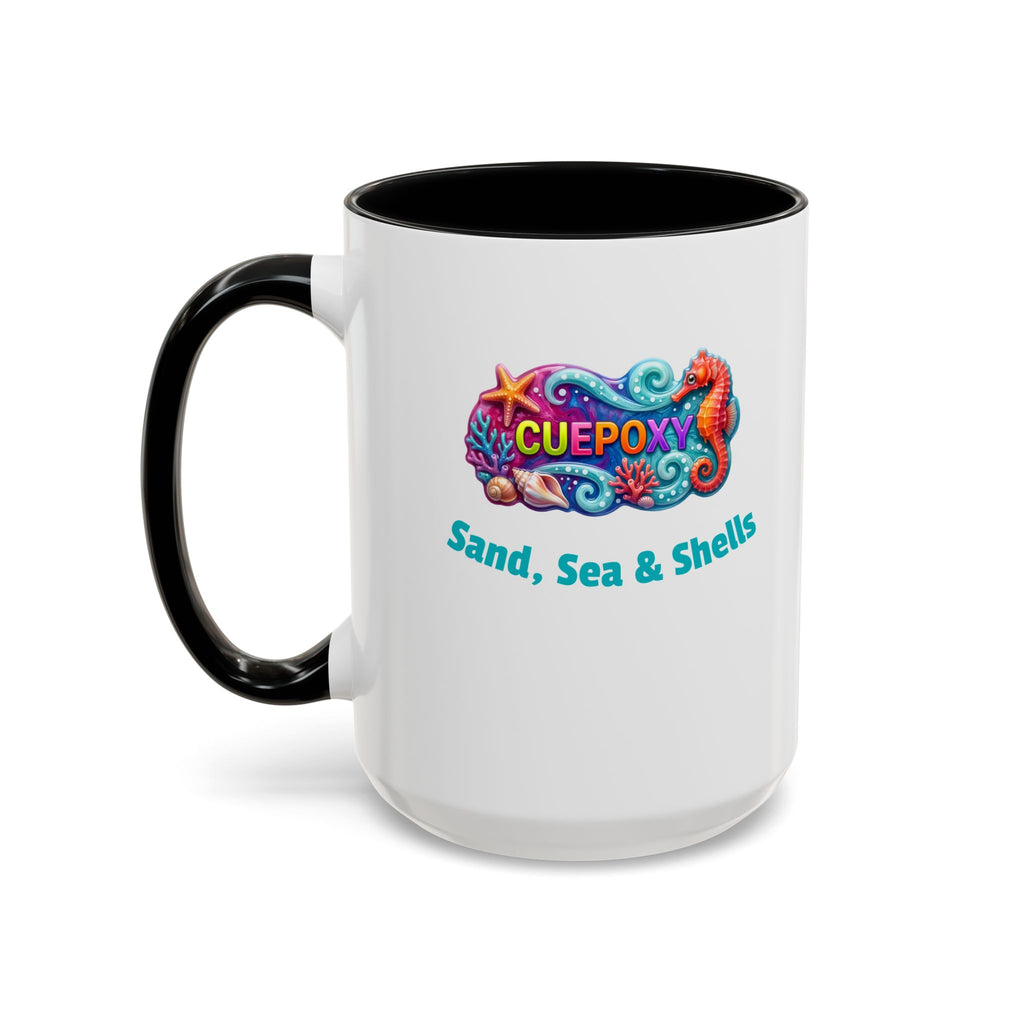 Ocean Art Accent Coffee Mug – CuepoxyGift | Two-Tone Ceramic 11oz & 15oz