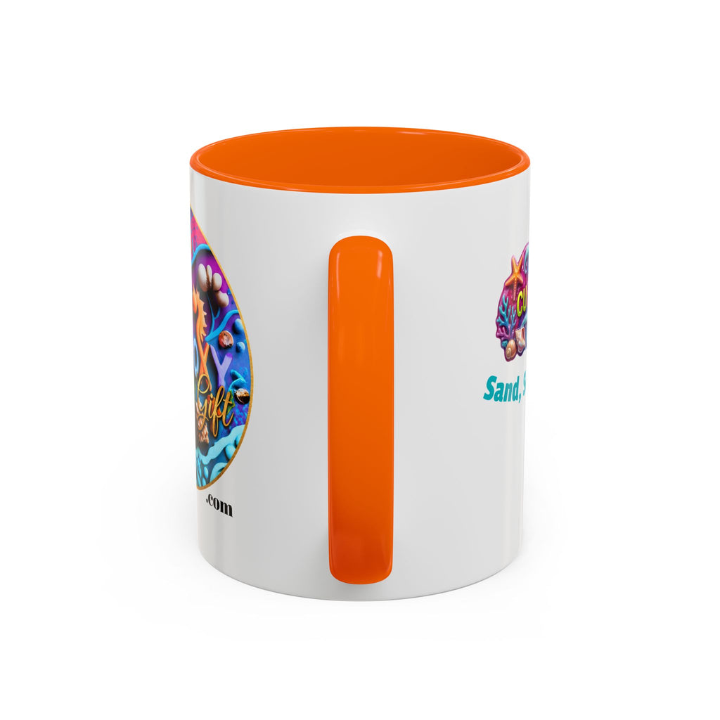 Ocean Art Accent Coffee Mug – CuepoxyGift | Two-Tone Ceramic 11oz & 15oz