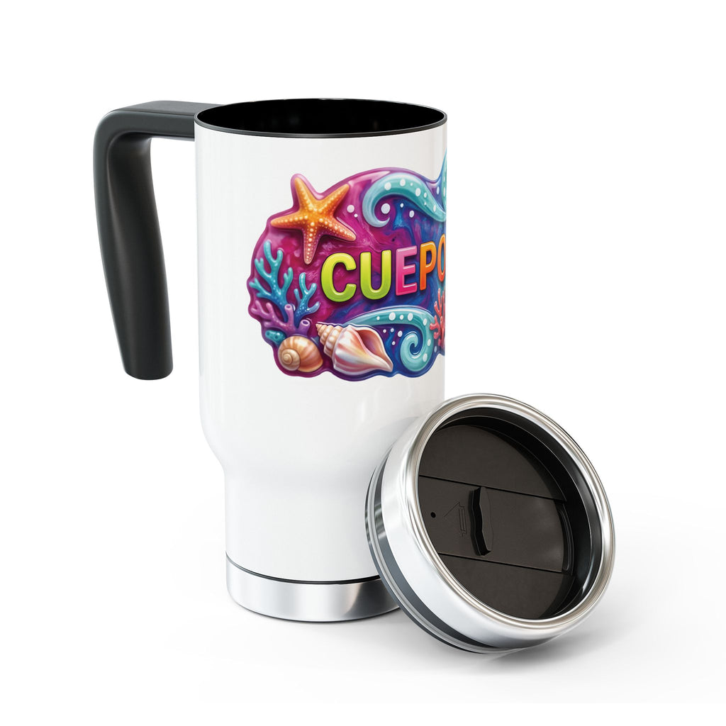 Ocean Art Stainless Steel Travel Mug 14oz – CuepoxyGift
