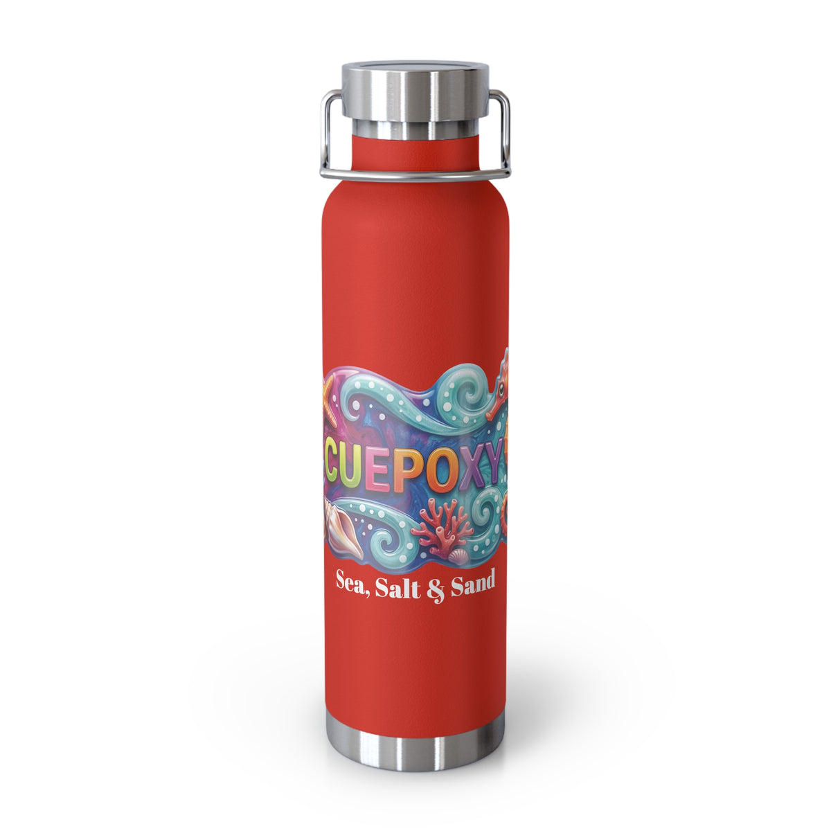 Ocean Art Insulated Water Bottle 22oz – CuepoxyGift | Copper Vacuum Double-Wall