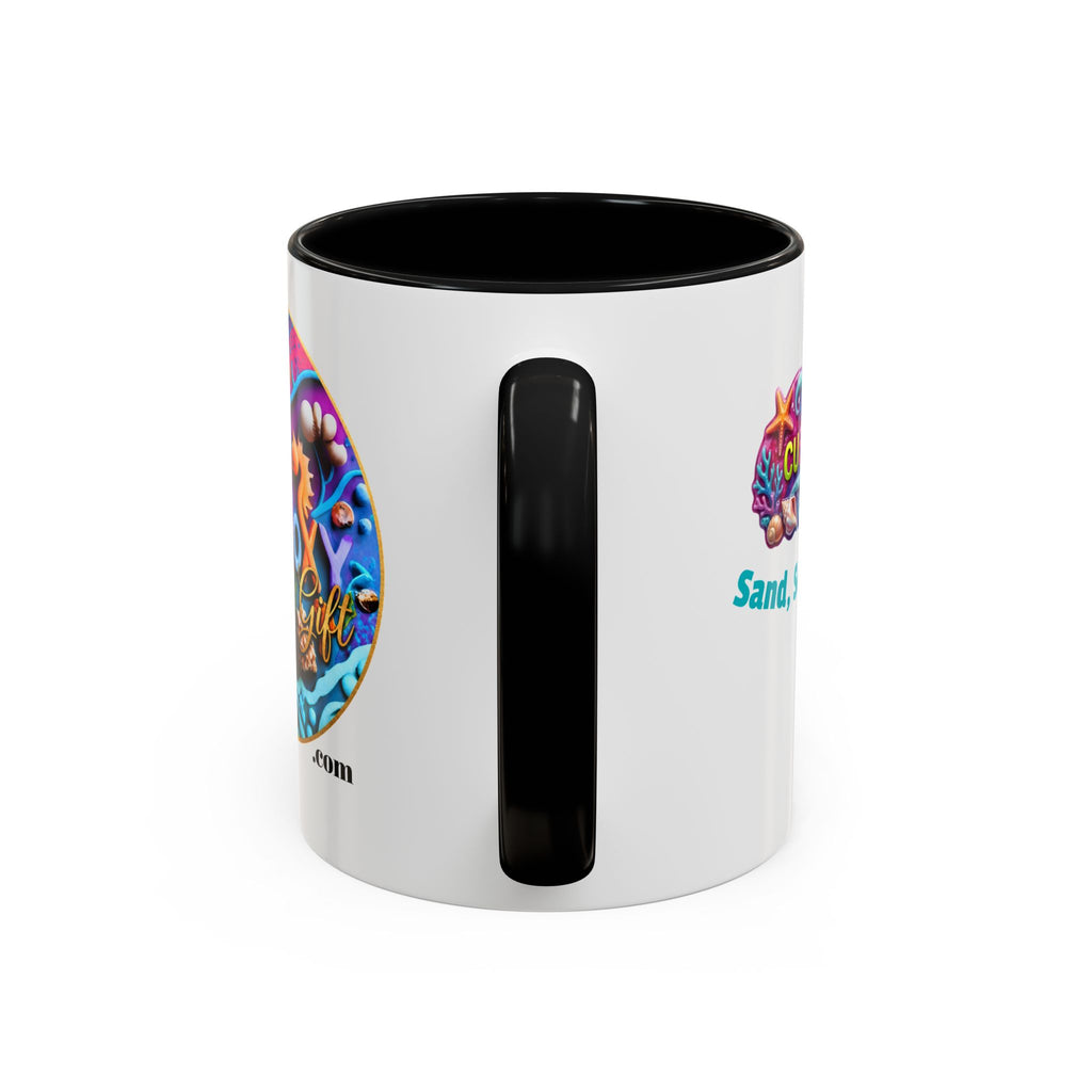 Ocean Art Accent Coffee Mug – CuepoxyGift | Two-Tone Ceramic 11oz & 15oz