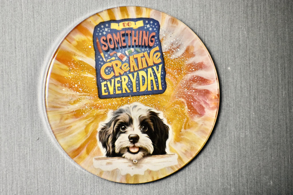 Coaster Magnético Cuepoxy - Duke Dog