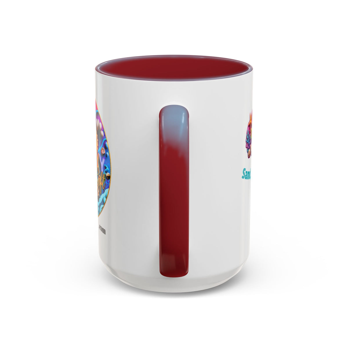 Ocean Art Accent Coffee Mug – CuepoxyGift | Two-Tone Ceramic 11oz & 15oz
