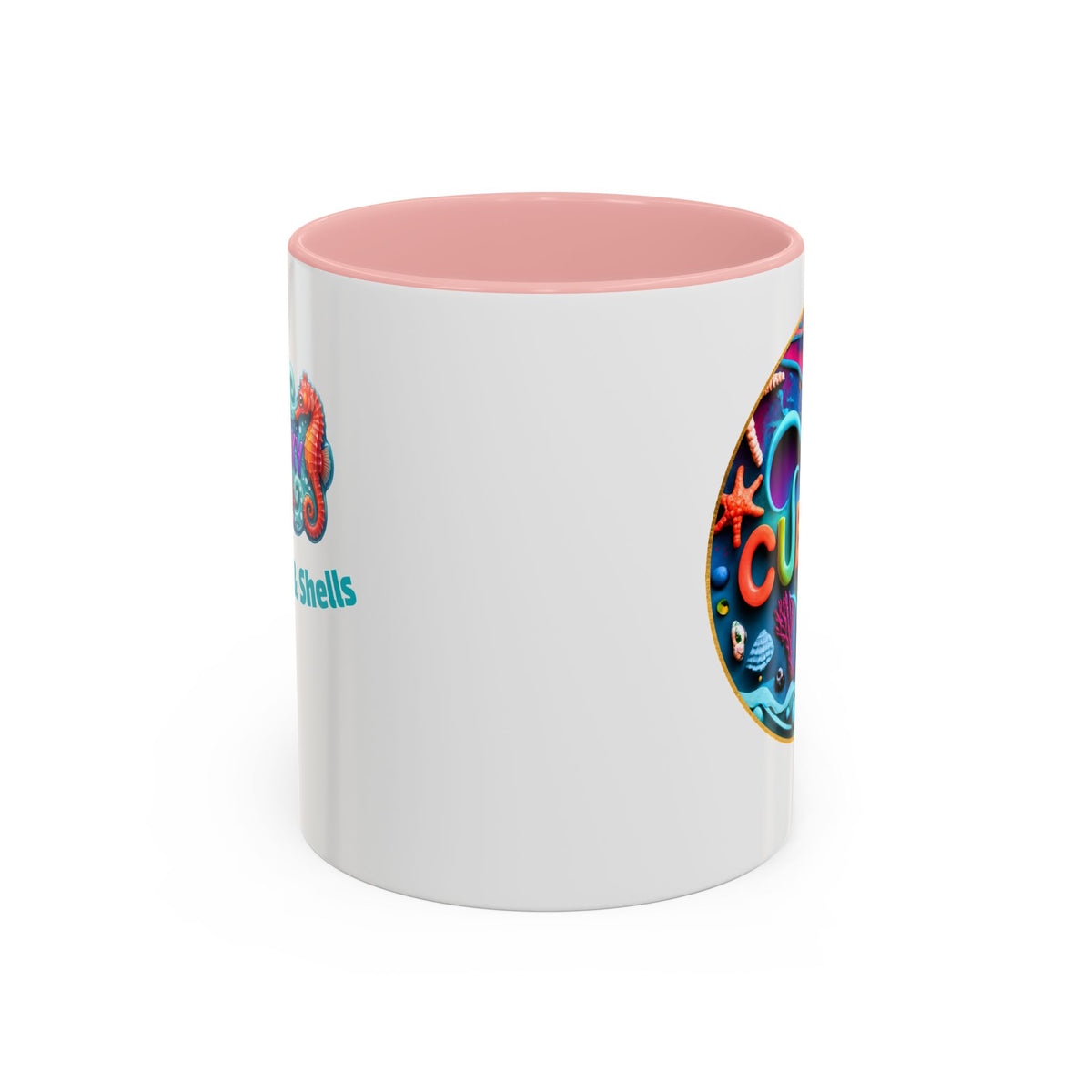 Ocean Art Accent Coffee Mug – CuepoxyGift | Two-Tone Ceramic 11oz & 15oz