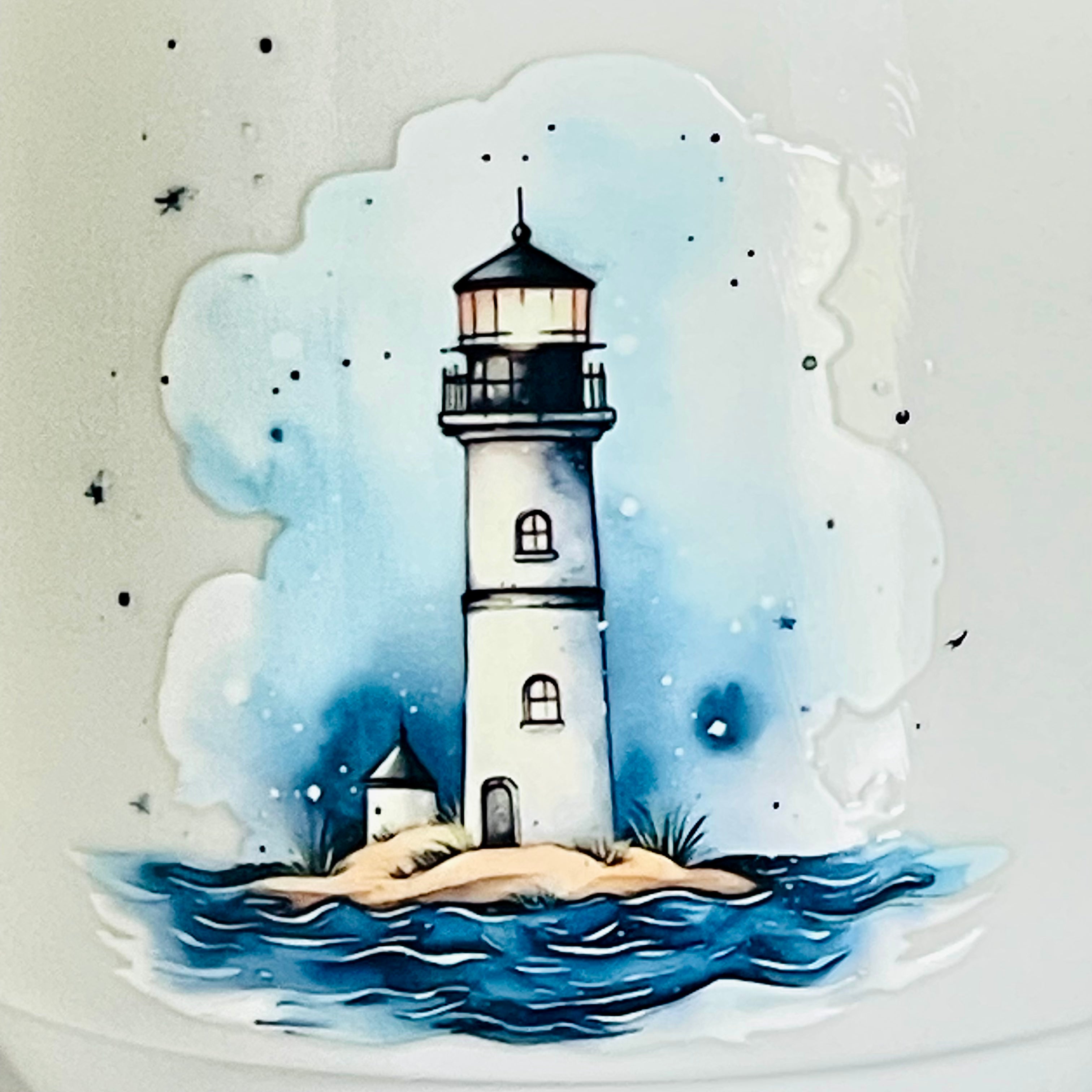 Taza Ceramica 11 oz stickers –Faro del Manglar