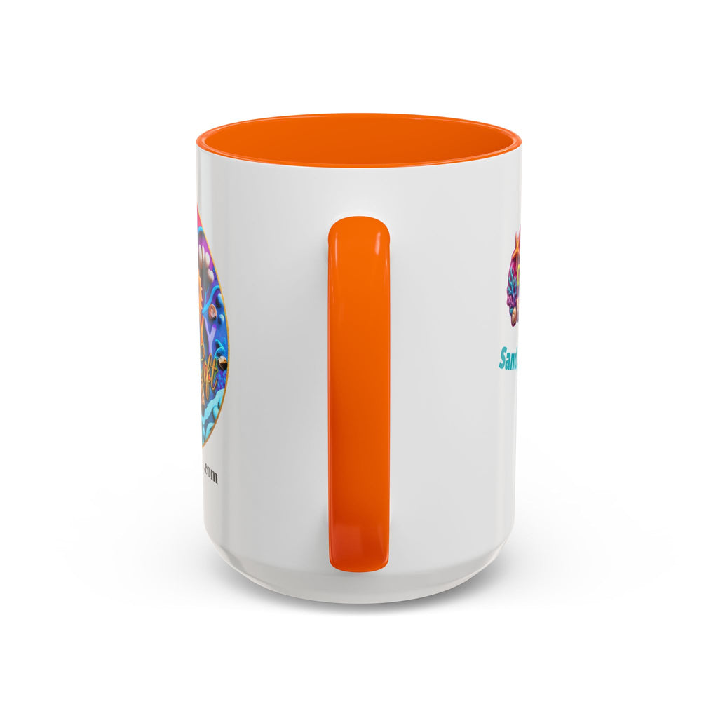 Ocean Art Accent Coffee Mug – CuepoxyGift | Two-Tone Ceramic 11oz & 15oz
