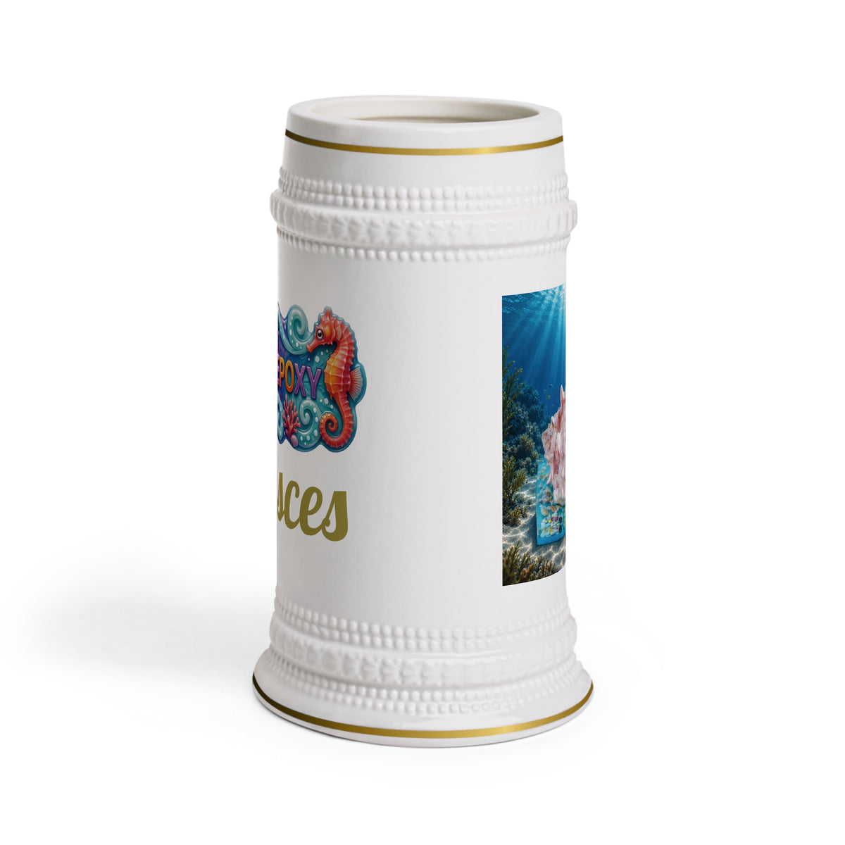 Pisces Zodiac Beer Stein – Where Two Currents Meet | 22 oz
