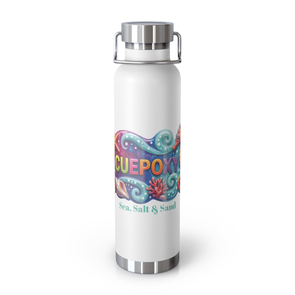 Ocean Art Insulated Water Bottle 22oz – CuepoxyGift | Copper Vacuum Double-Wall