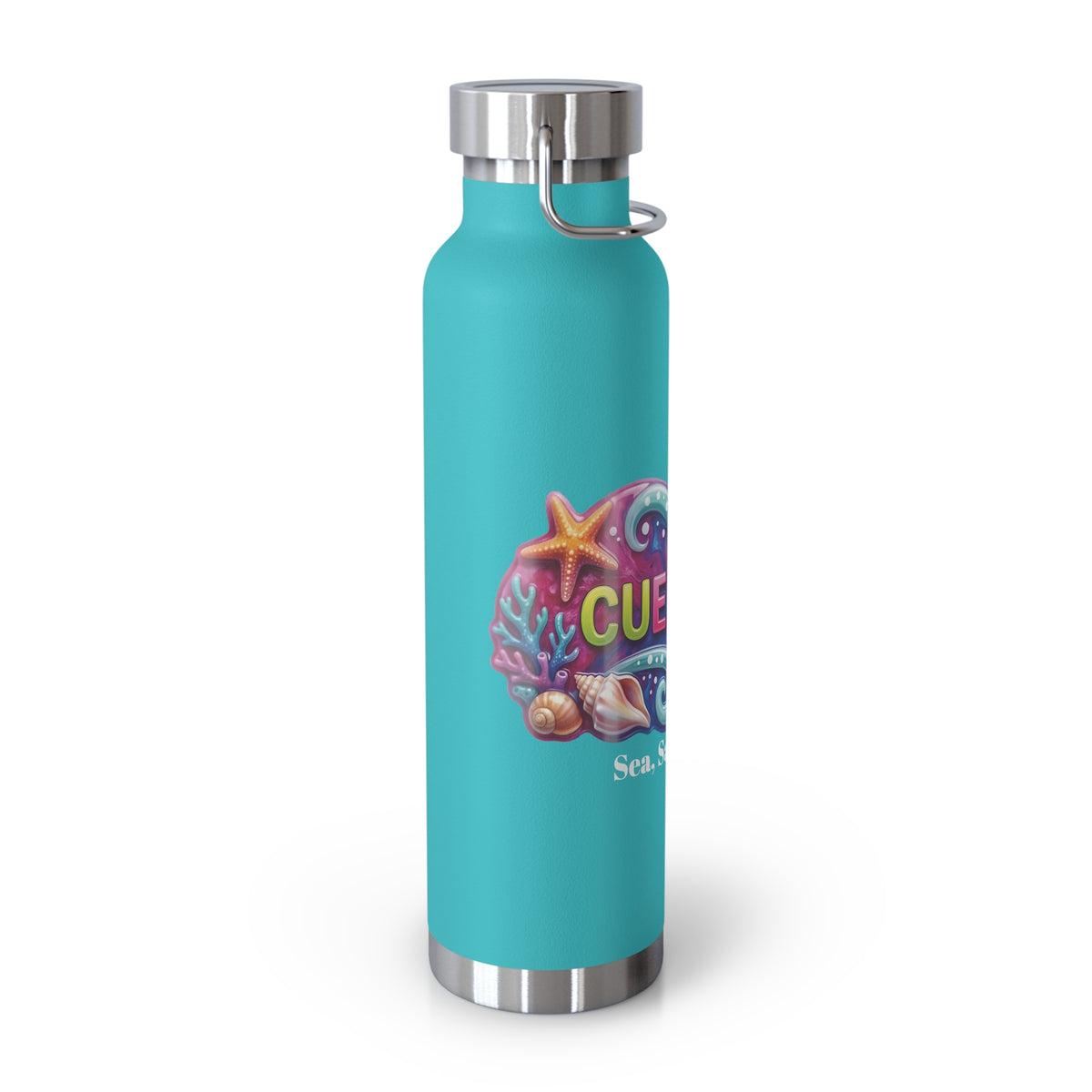 Ocean Art Insulated Water Bottle 22oz – CuepoxyGift | Copper Vacuum Double-Wall