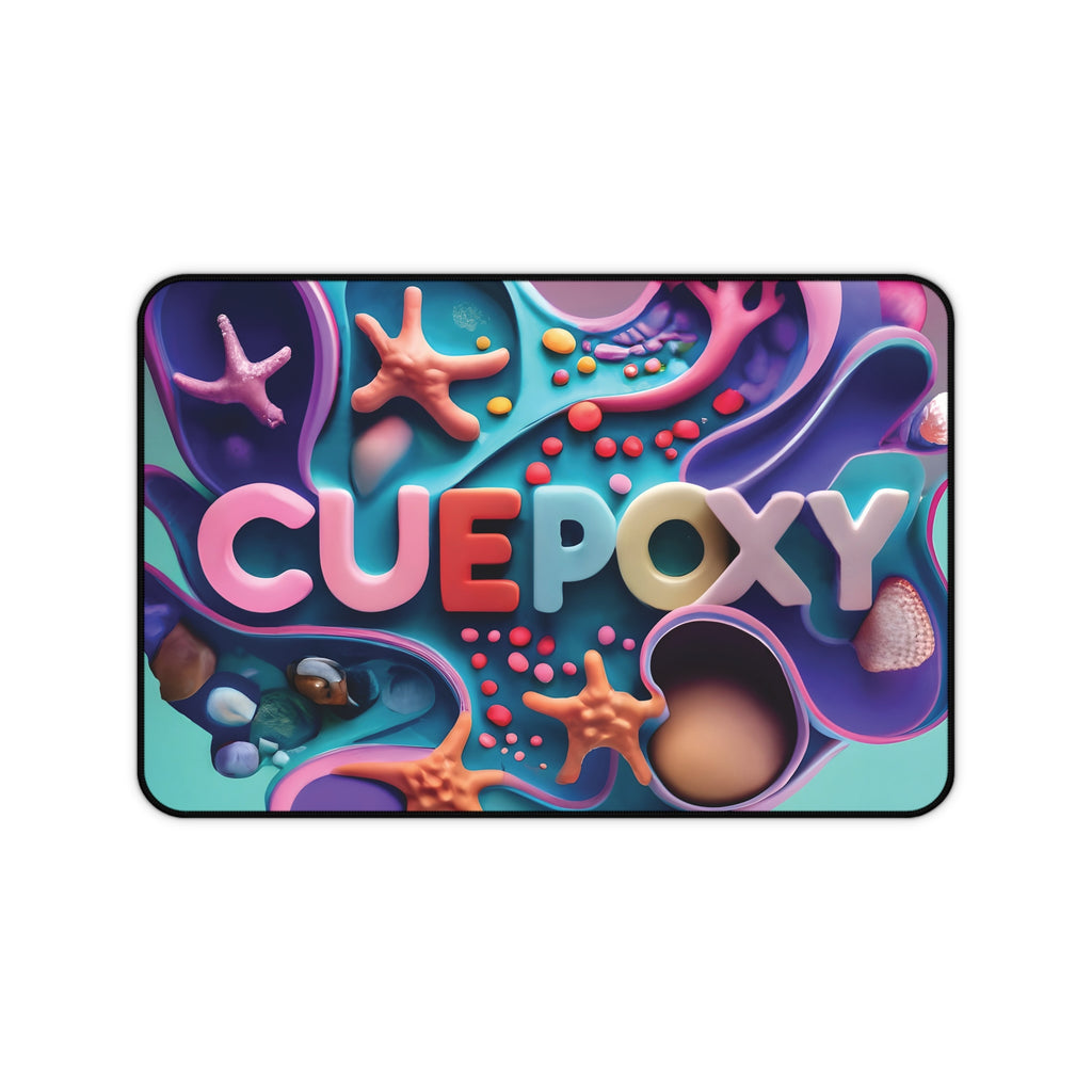 Ocean Art Desk Mat – CuepoxyGift | Non-Slip Neoprene Mouse Pad, 3 Sizes