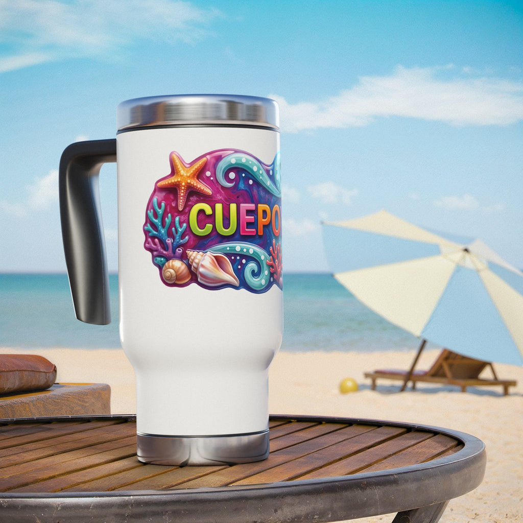 Ocean Art Stainless Steel Travel Mug 14oz – CuepoxyGift