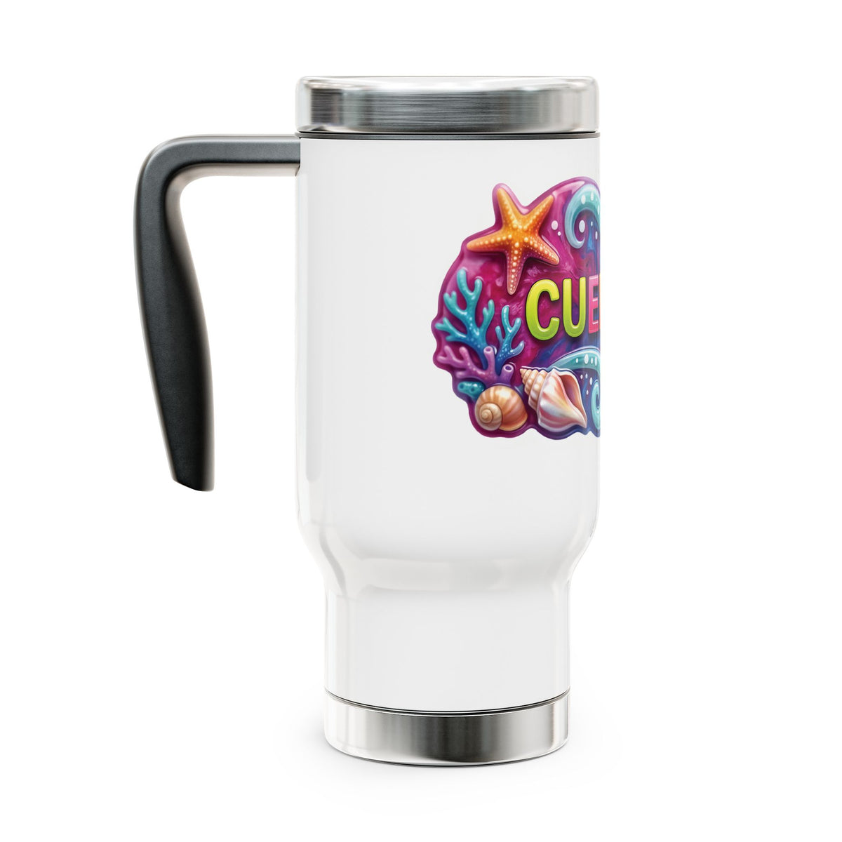 Ocean Art Stainless Steel Travel Mug 14oz – CuepoxyGift