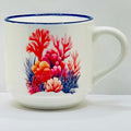 Taza Ceramica 11 oz stickers –Jardín del Caracol