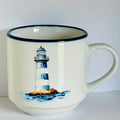 Taza Ceramica 11 oz stickers – Faro del Atolón