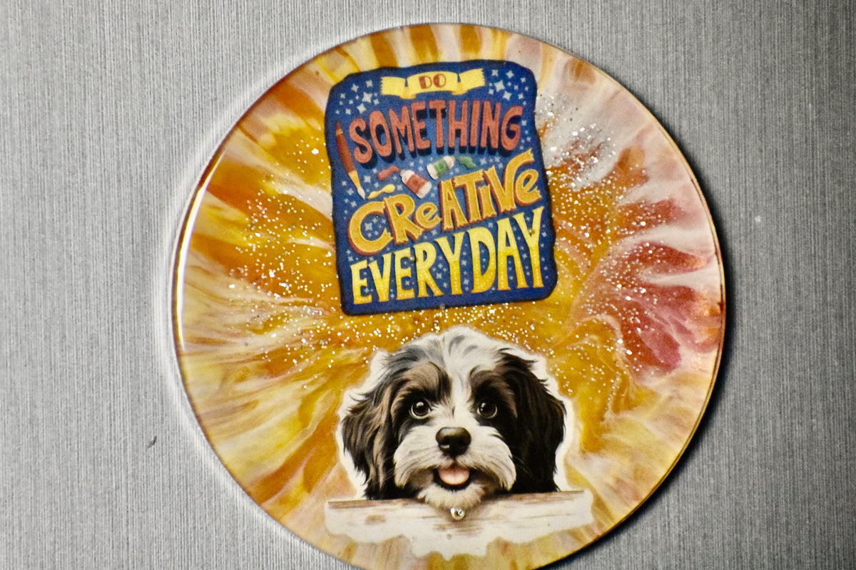 Coaster Magnético Cuepoxy - Duke Dog