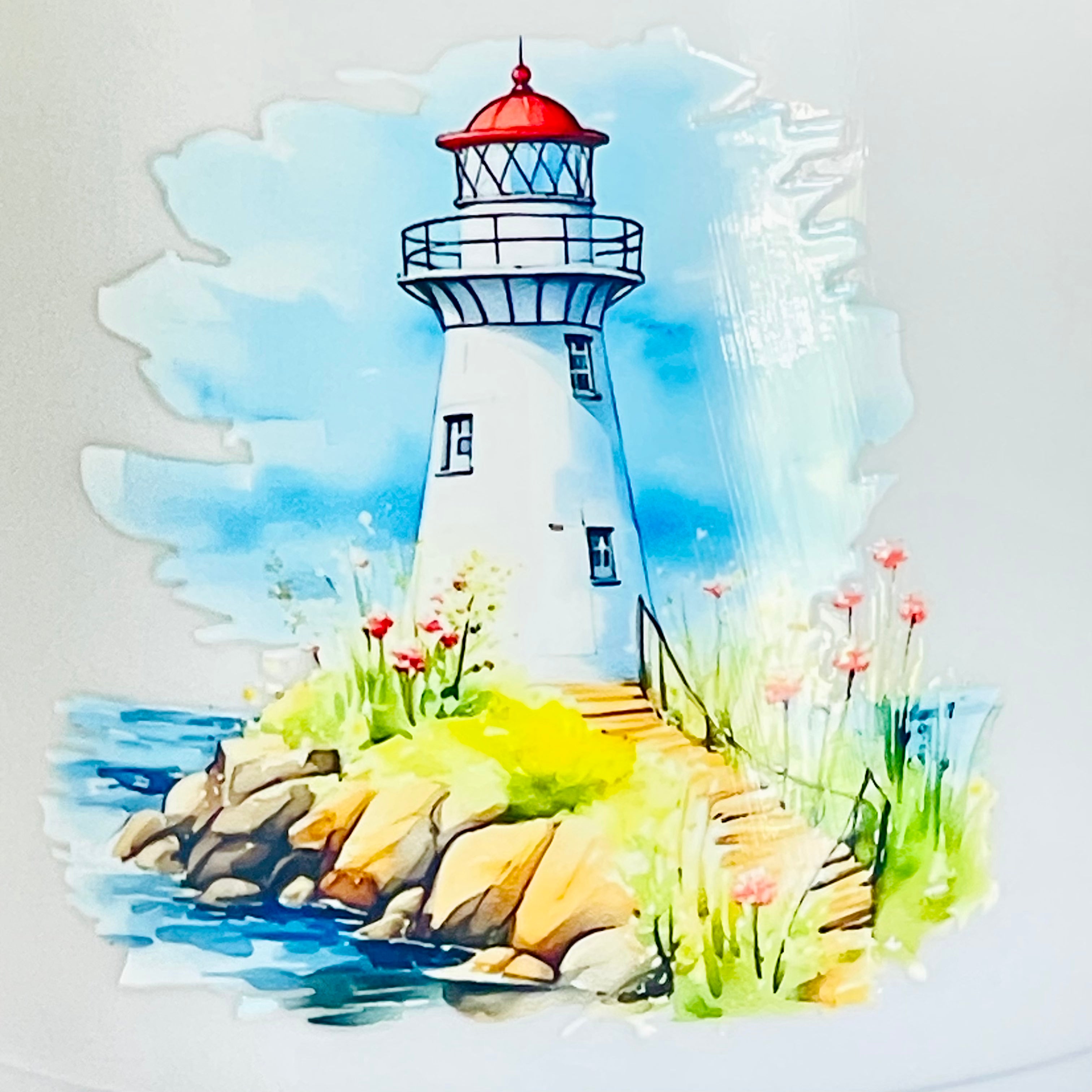 Taza Ceramica 11 oz stickers –Faro del Caracol