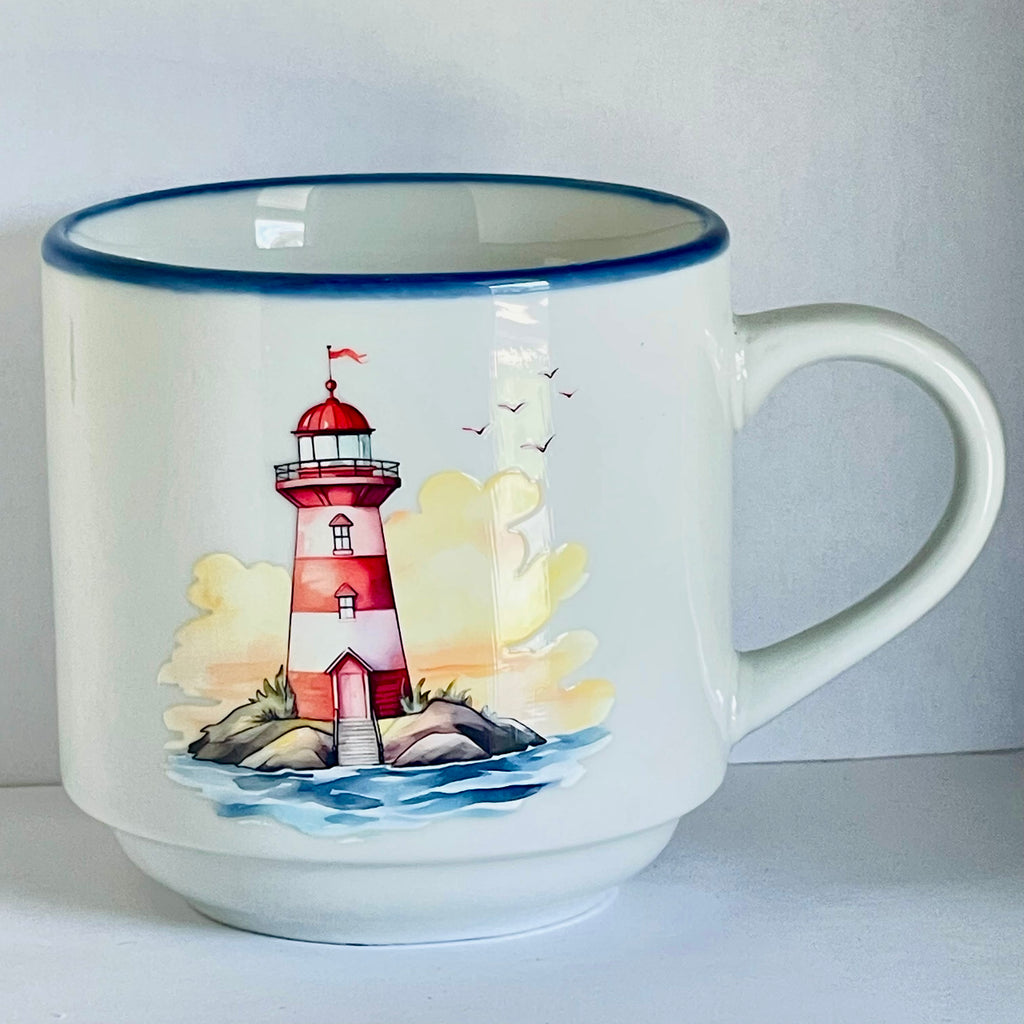 Taza Ceramica 11 oz stickers –Faro de Corrientes