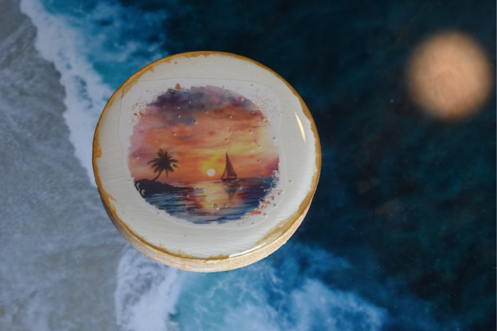 Abridor Magnético Artesanal Cuepoxy – Amanecer