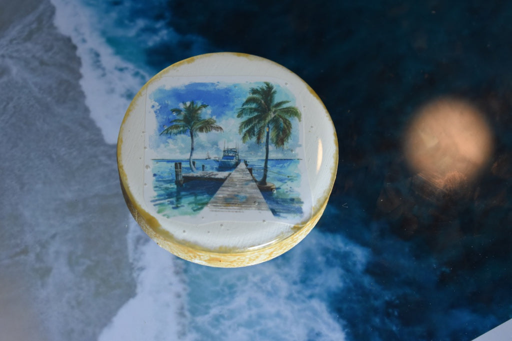 Abridor Magnético Artesanal Cuepoxy –Muelle del palmar