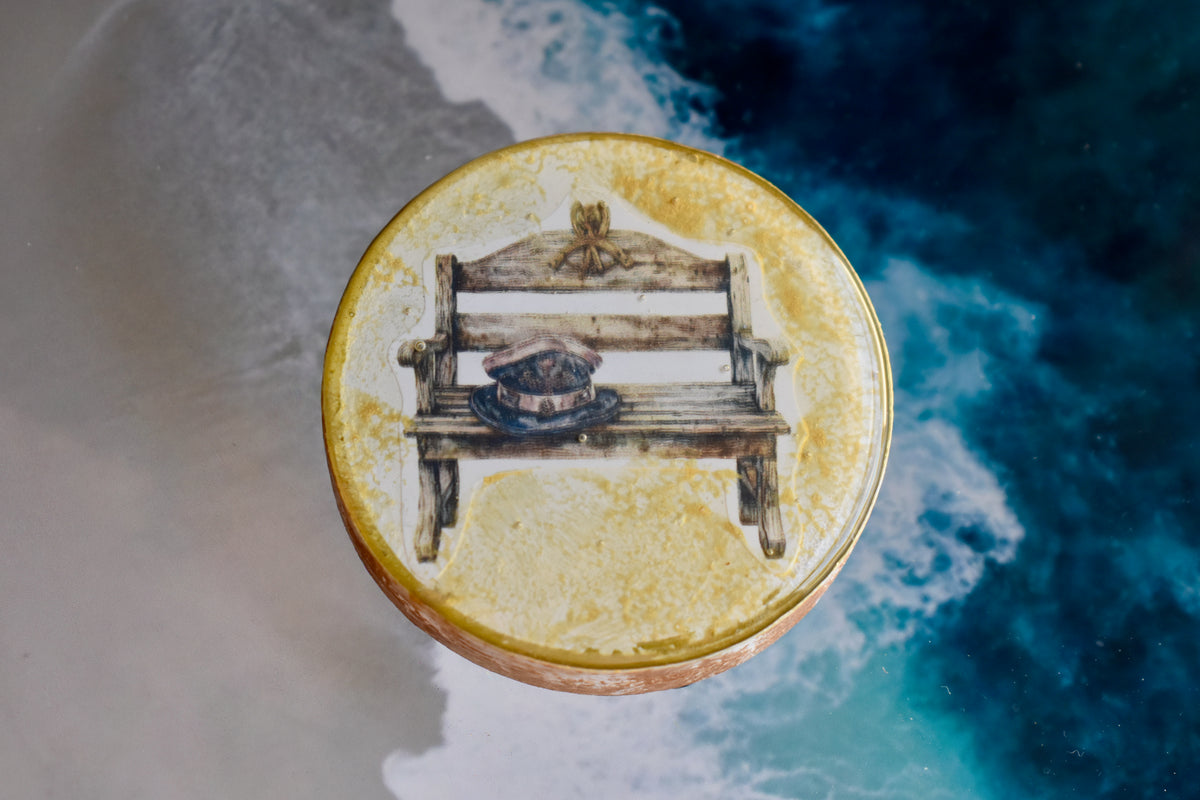 Abridor Magnético Artesanal Cuepoxy –Descansa Capitan