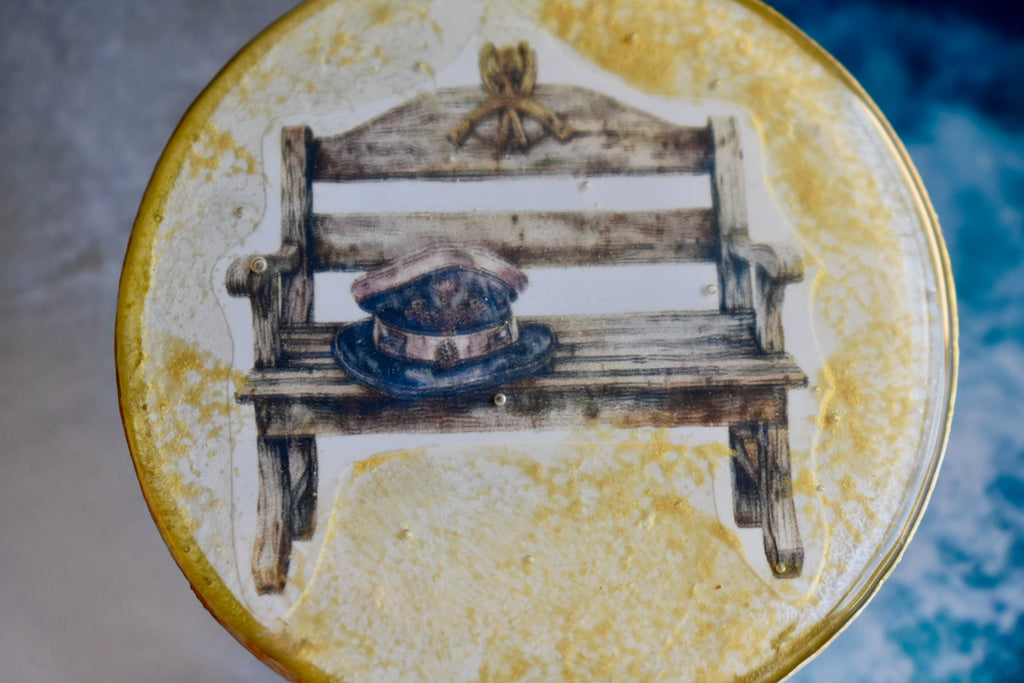 Abridor Magnético Artesanal Cuepoxy –Descansa Capitan