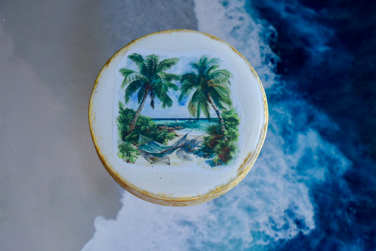 Abridor Magnético Artesanal Cuepoxy –palmiche cocotero