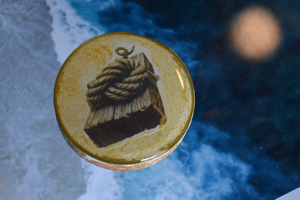 Abridor Magnético Artesanal Cuepoxy –Cuerda del mar
