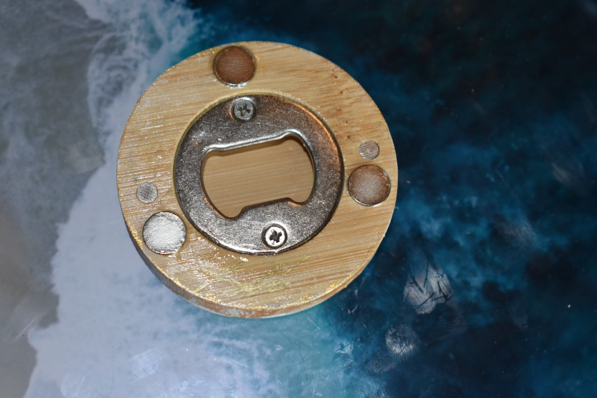 Abridor Magnético Artesanal Cuepoxy –Cuerno del Oceano