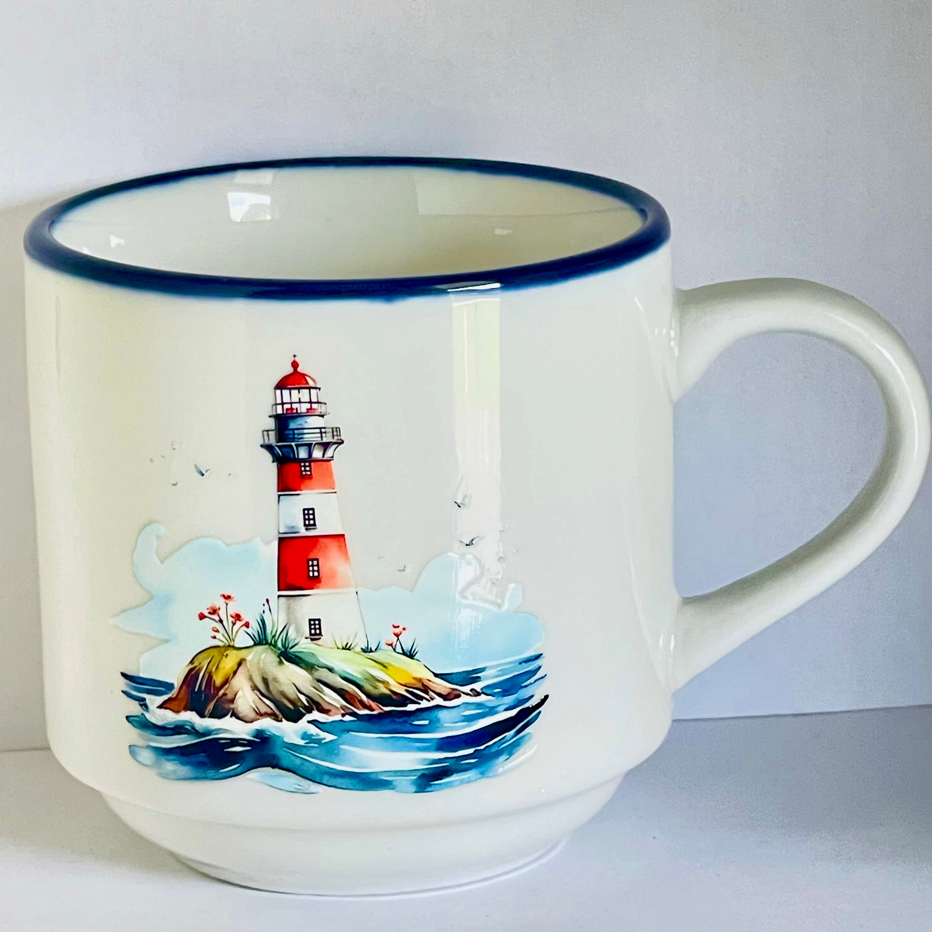 Taza Ceramica 11 oz stickers – Faro de Espumas