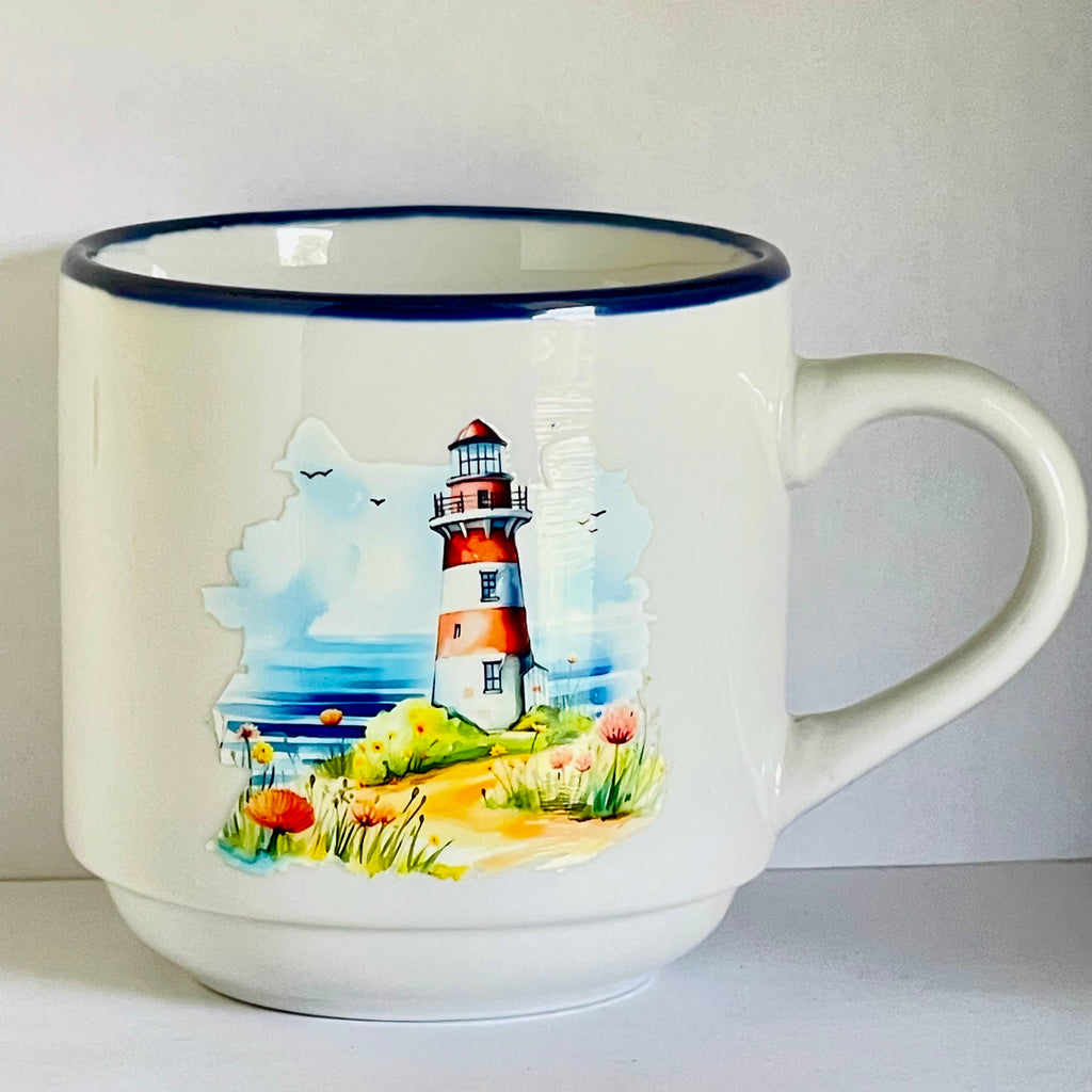 Taza Ceramica 11 oz stickers – Faro del Ancla