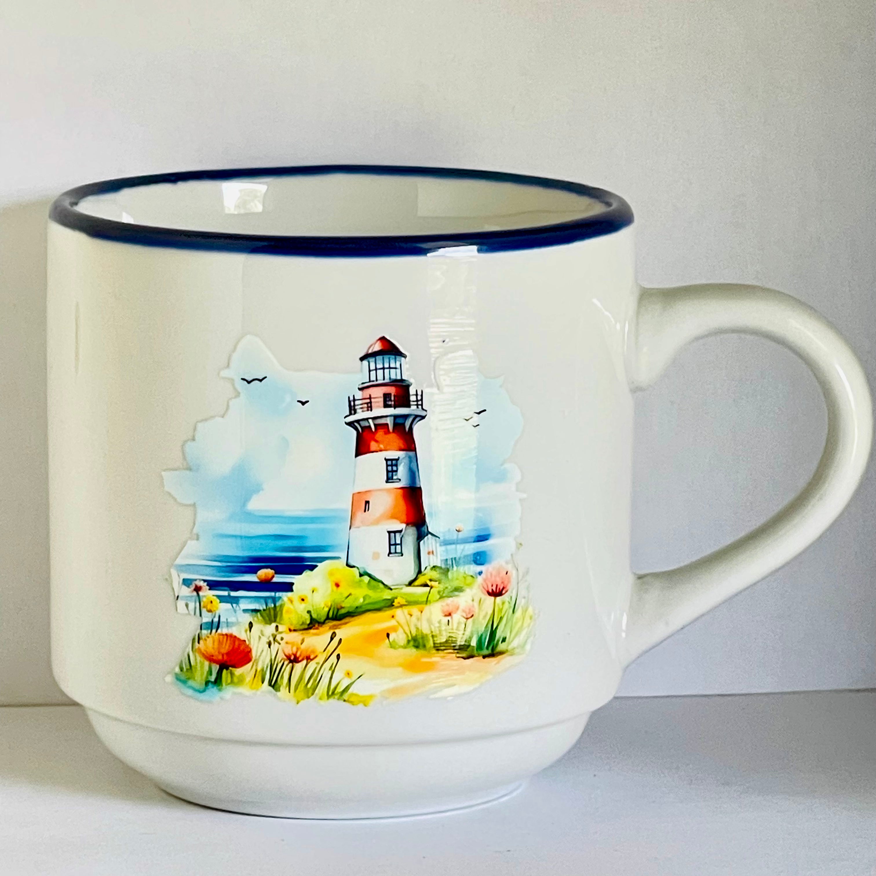 Taza Ceramica 11 oz stickers – Faro del Ancla